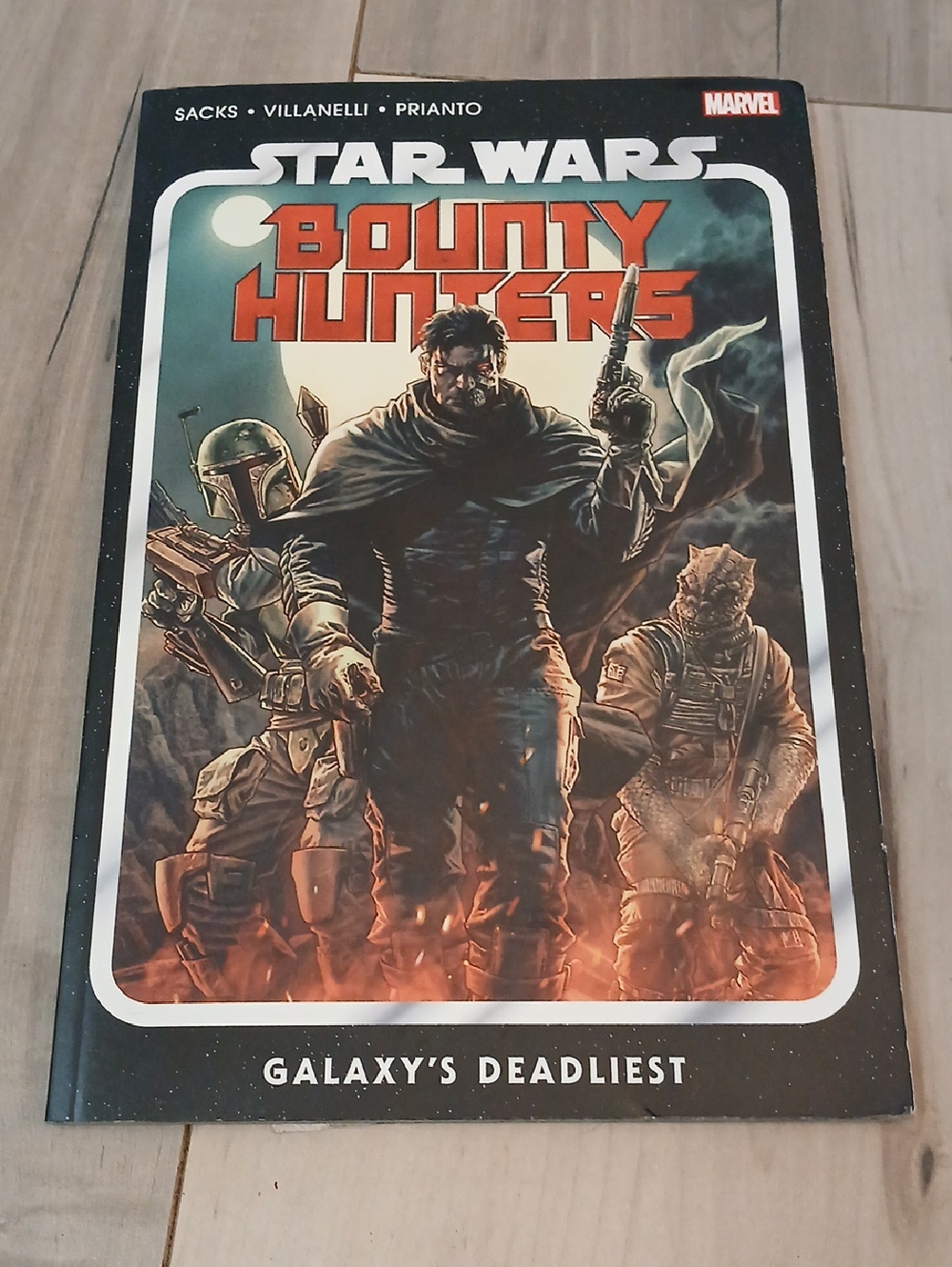 Marvel Star Wars Bounty Hunters Graphic Novel - Black, Orange, Red Artwork